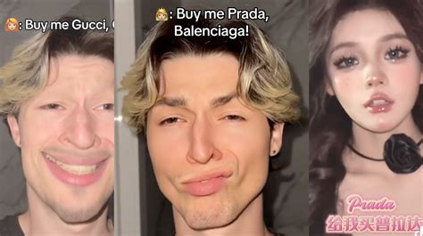 buy me prada trend|buy me prada balenciaga meme.